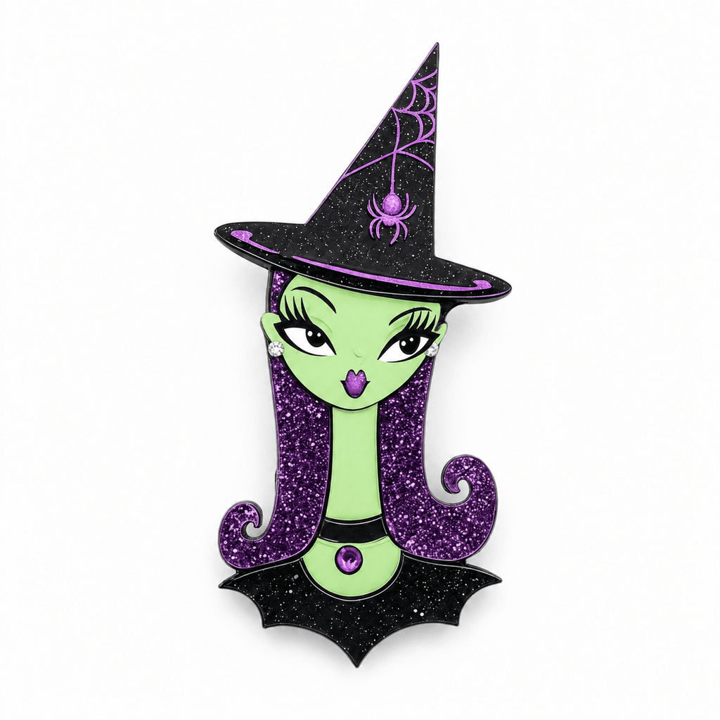 Hex Appeal Spooky Doll Brooch by Miss Fluff x Lipstick & Chrome