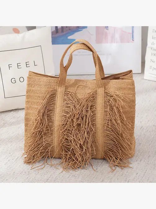 Miss Sparkling Fringe Handbag – Glam Textured Shoulder Bag - Che Cose Belle