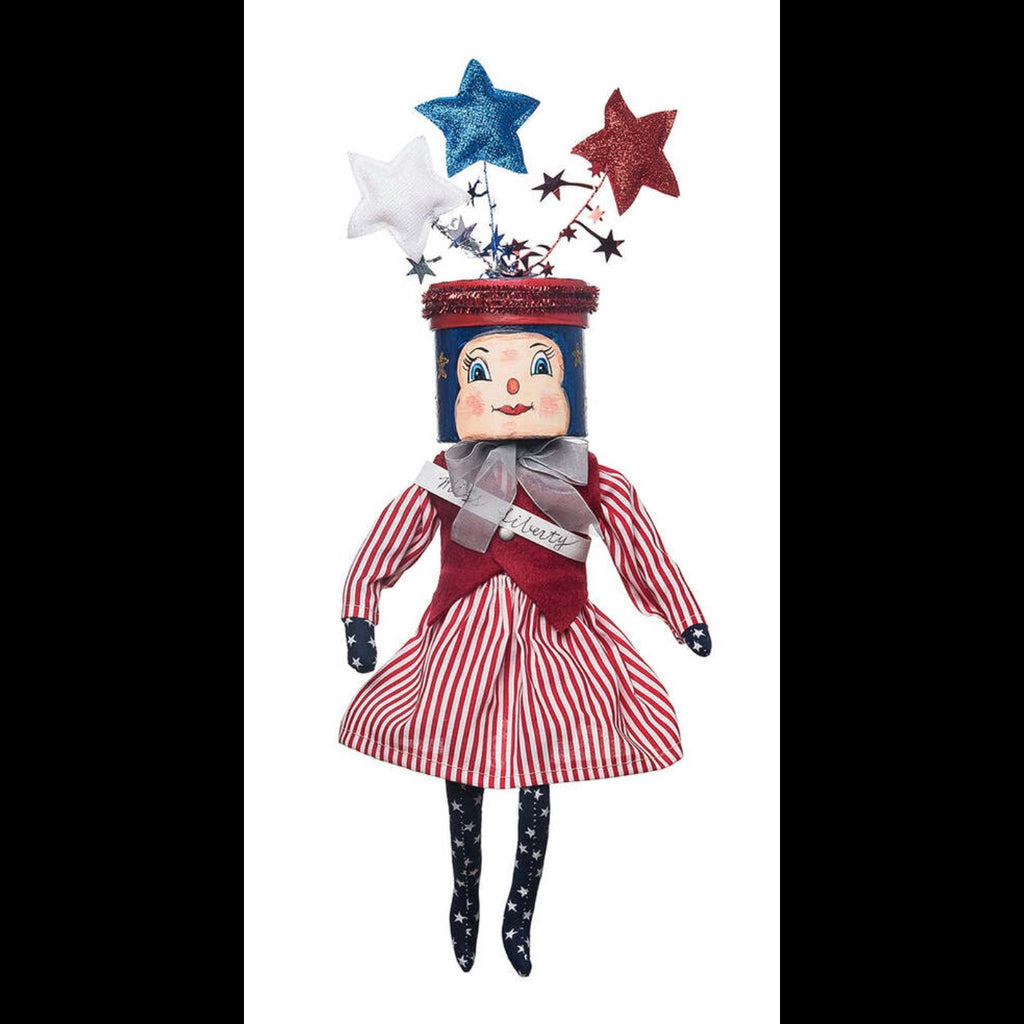 Mister Liberty Gathered Traditions Art Doll by Joe Spencer - Che Cose Belle