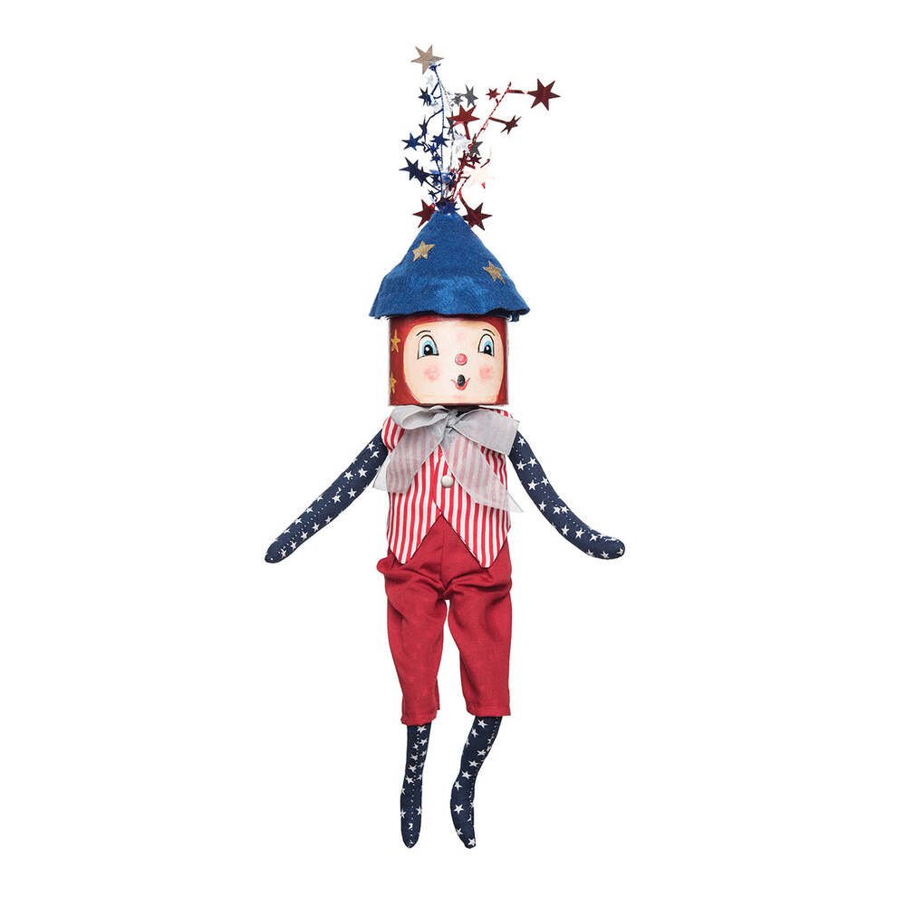 Mister Liberty Gathered Traditions Art Doll by Joe Spencer - Che Cose Belle