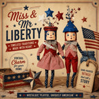Mister Liberty Gathered Traditions Art Doll by Joe Spencer - Che Cose Belle