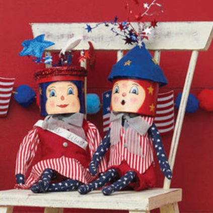 Mister Liberty Gathered Traditions Art Doll by Joe Spencer - Che Cose Belle