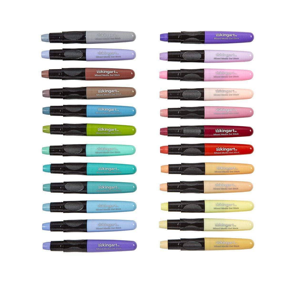 Mixed Media Gel Stick Crayons - 24 Pastel Colors - Che Cose Belle