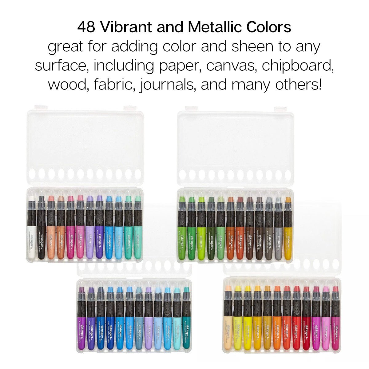 Mixed Media Gel Stick Crayons - 48 Colors - Che Cose Belle