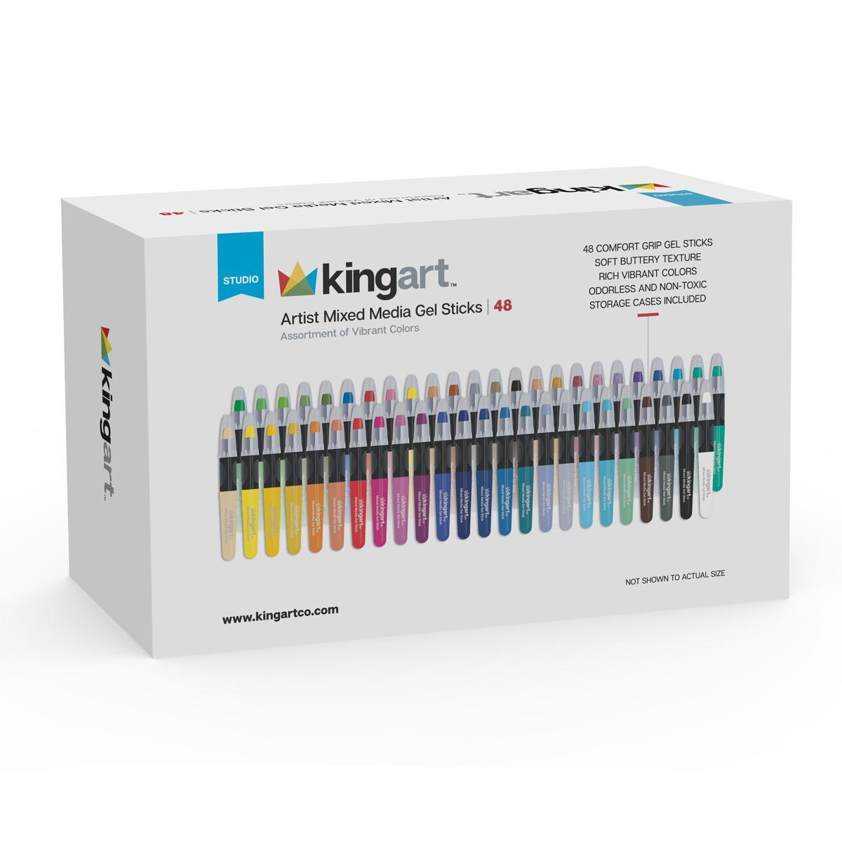 Mixed Media Gel Stick Crayons - 48 Colors - Che Cose Belle