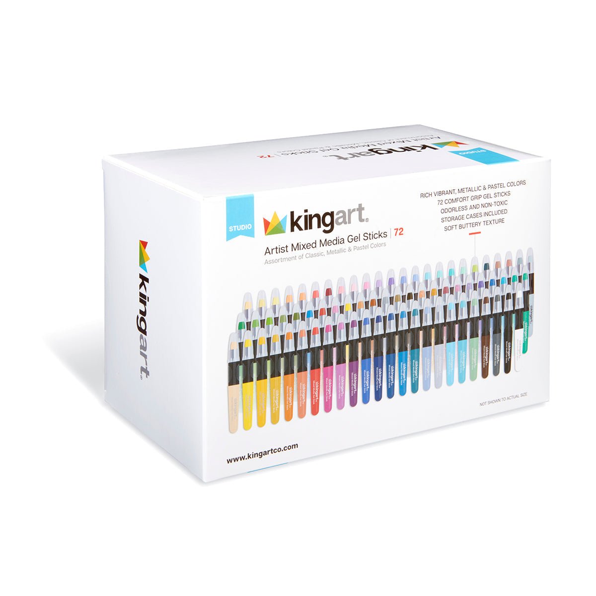 Mixed Media Gel Stick Crayons - 72 Colors - Che Cose Belle