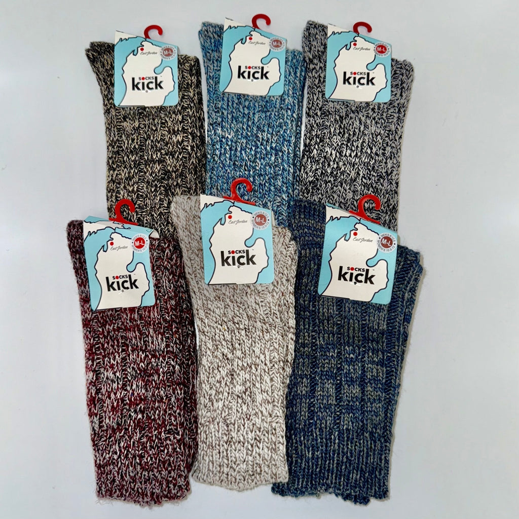 Mixed Yarn Boot Socks WMIX MMIX - Che Cose Belle