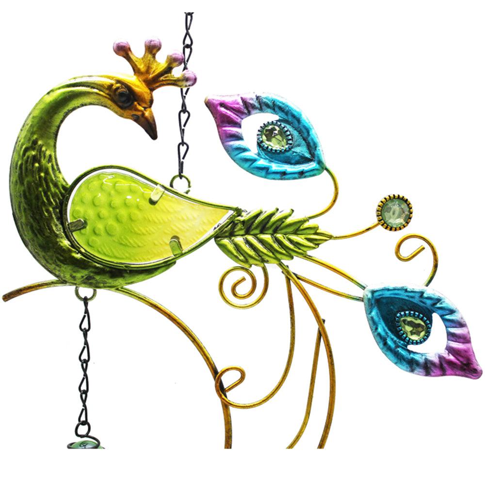Mobile Hanging Wind Chimes Yard Garden Beauty Peacock Design Large Hanging Home Decor Pendant Outdoor Ornament For Home Garden Decoration Room Decor - Che Cose Belle
