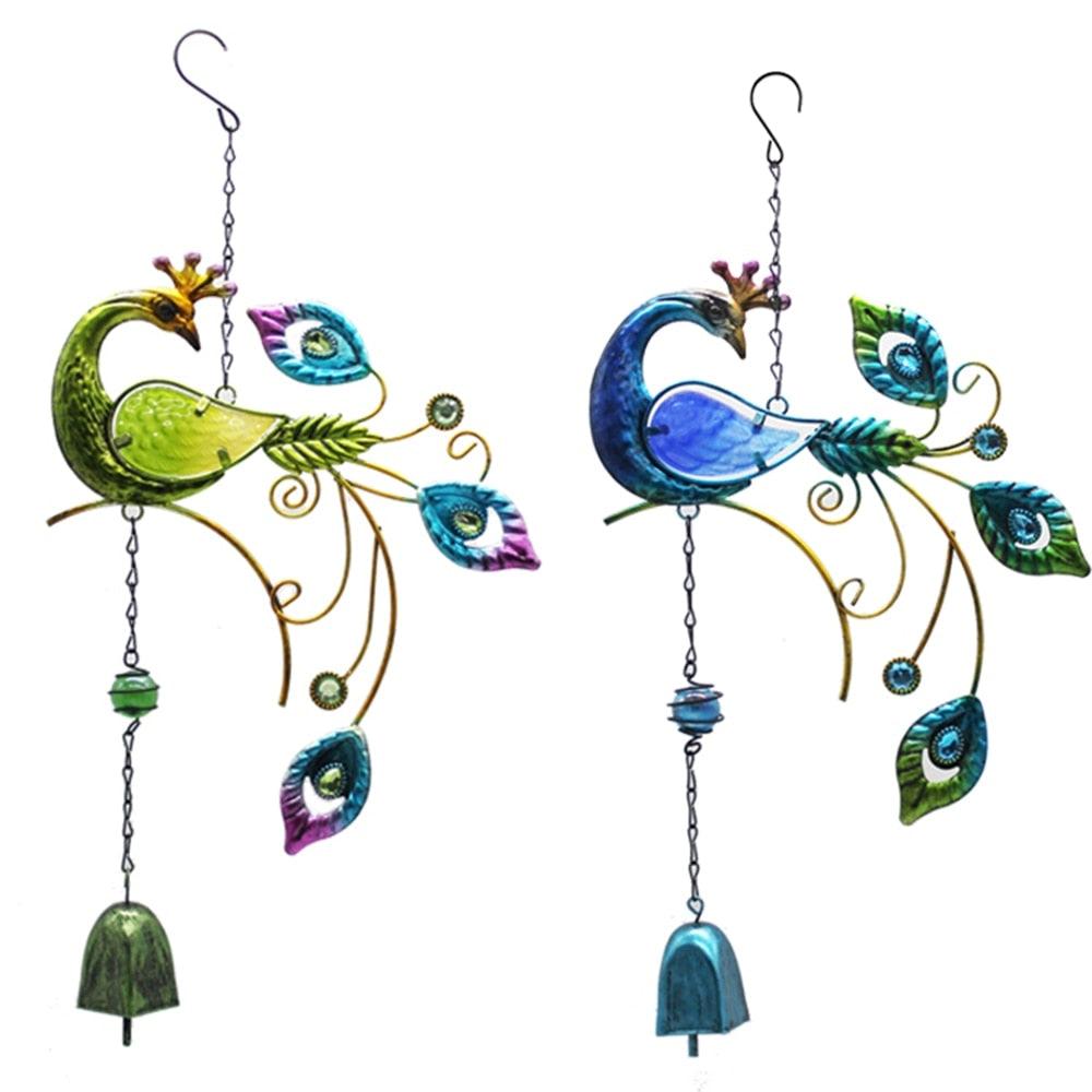 Mobile Hanging Wind Chimes Yard Garden Beauty Peacock Design Large Hanging Home Decor Pendant Outdoor Ornament For Home Garden Decoration Room Decor - Che Cose Belle