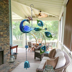Mobile Hanging Wind Chimes Yard Garden Beauty Peacock Design Large Hanging Home Decor Pendant Outdoor Ornament For Home Garden Decoration Room Decor - Che Cose Belle