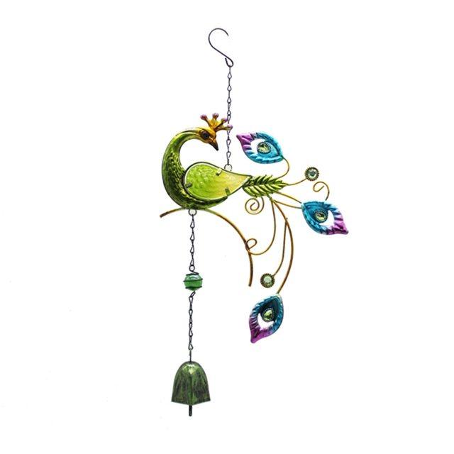 Mobile Hanging Wind Chimes Yard Garden Beauty Peacock Design Large Hanging Home Decor Pendant Outdoor Ornament For Home Garden Decoration Room Decor - Che Cose Belle