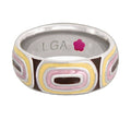 Modern Art Band ring