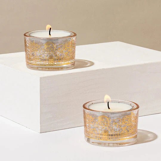 Modern Jerusalem Glass Candle Holders - Jerusalem Glass series - Che Cose Belle