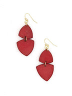 Modern Poppy Dangle Earrings - Che Cose Belle