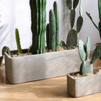 Modern Rectangular Textured Planter - Che Cose Belle