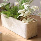 Modern Rectangular Textured Planter - Che Cose Belle