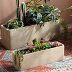 Modern Rectangular Textured Planter - Che Cose Belle