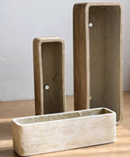 Modern Rectangular Textured Planter - Che Cose Belle