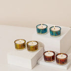 Modern Sabbath Candle Holders – Chagall Glass - Che Cose Belle