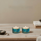 Modern Sabbath Candle Holders – Chagall Glass - Che Cose Belle