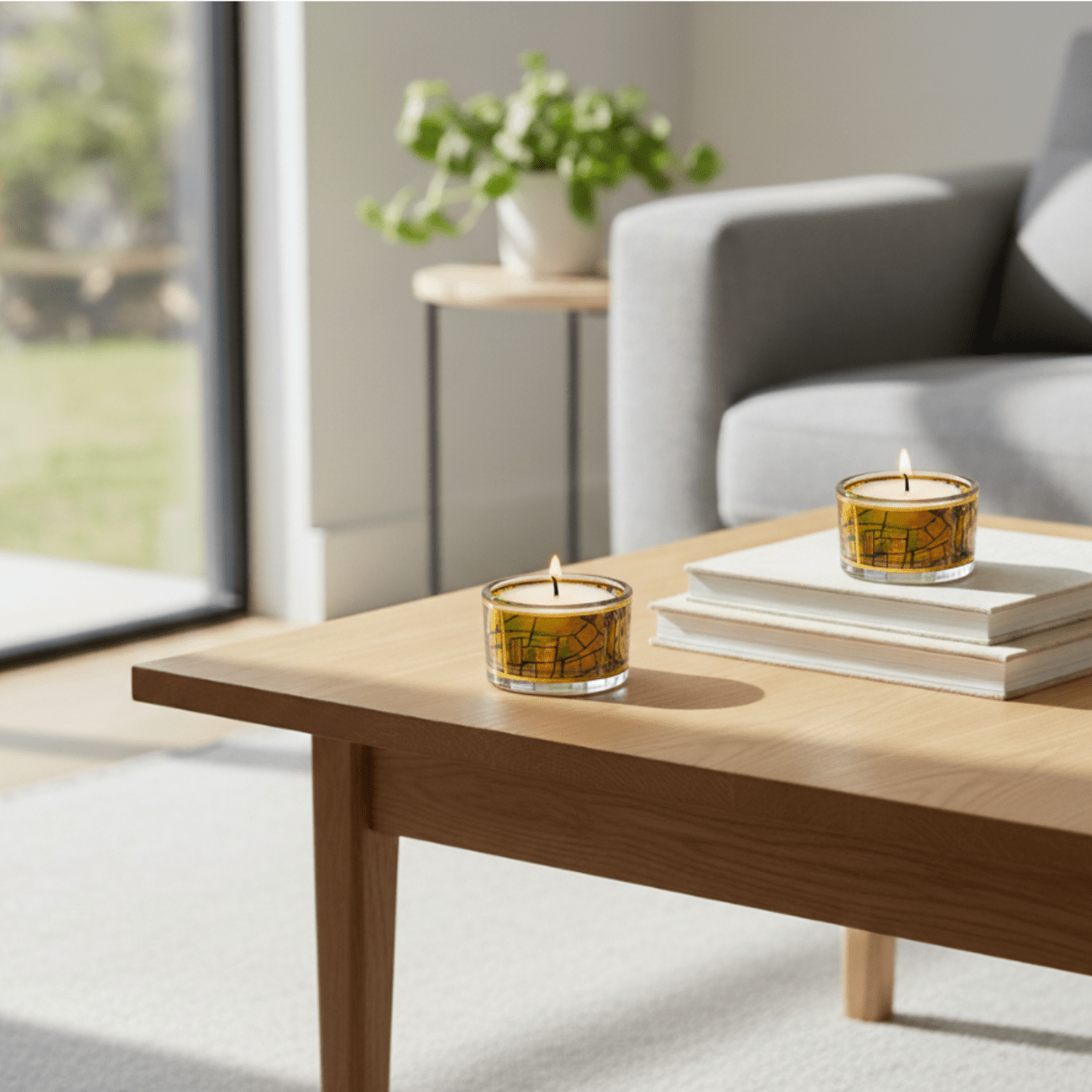 Modern Sabbath Candle Holders – Chagall Glass - Che Cose Belle