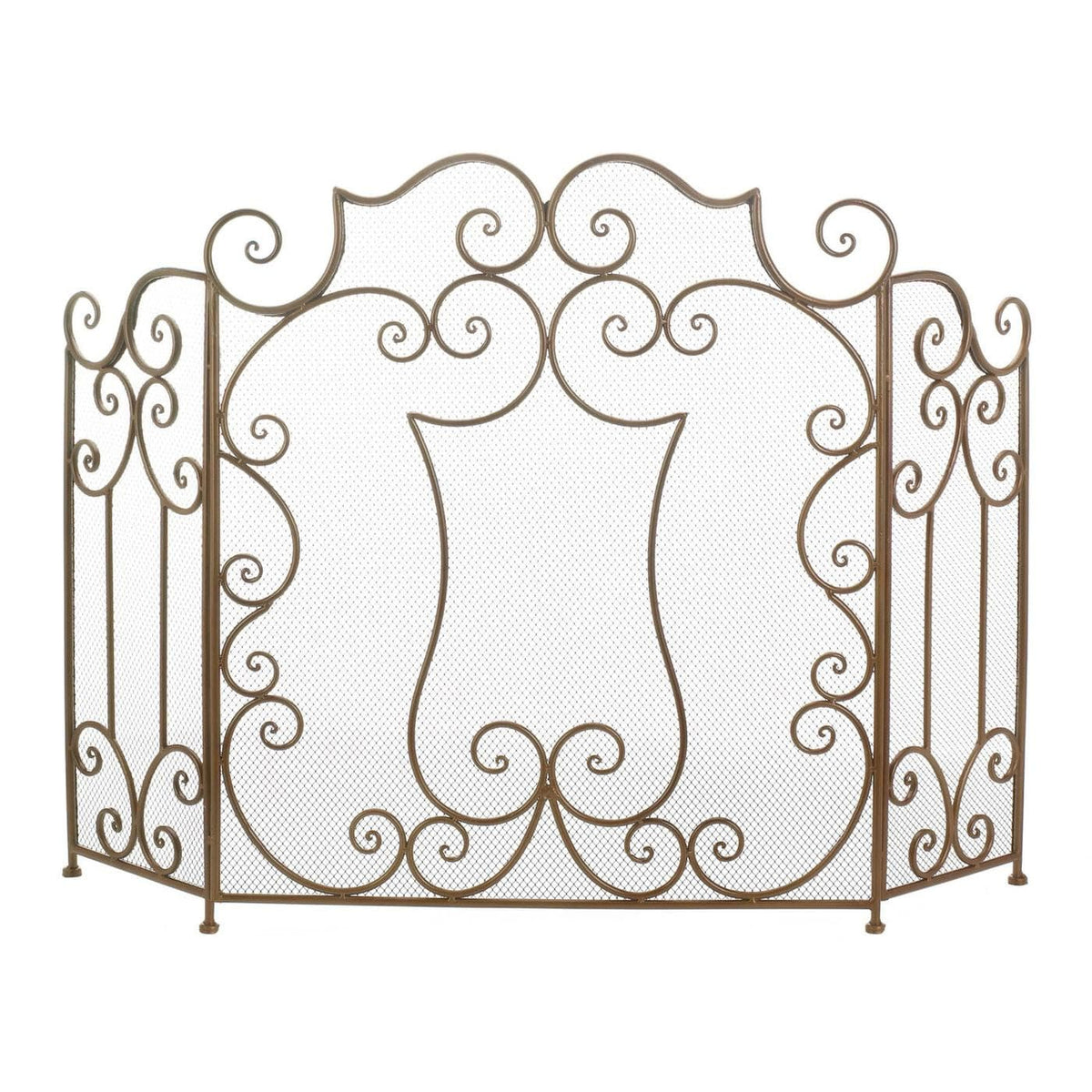 Modern Scroll Fireplace Screen - Che Cose Belle