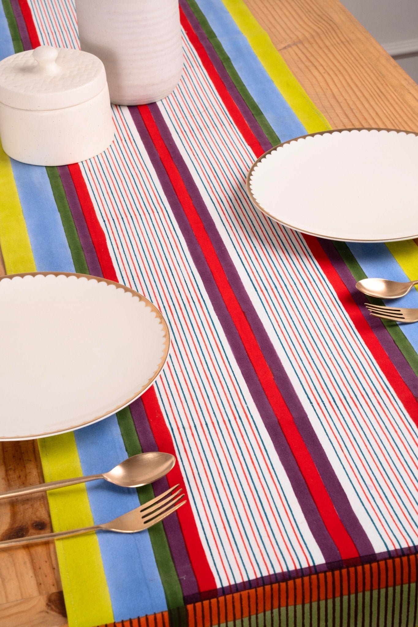 Modernist Striped Table Runner - Che Cose Belle