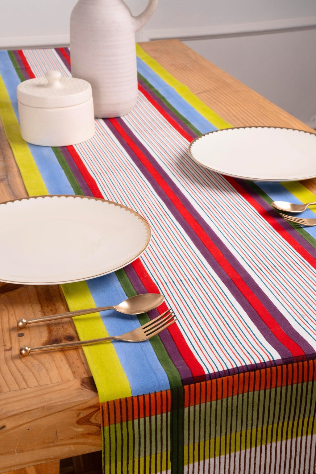 Modernist Striped Table Runner - Che Cose Belle