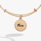 Mom 'Bonded By Love, Connected For Life' Charm Bangle
