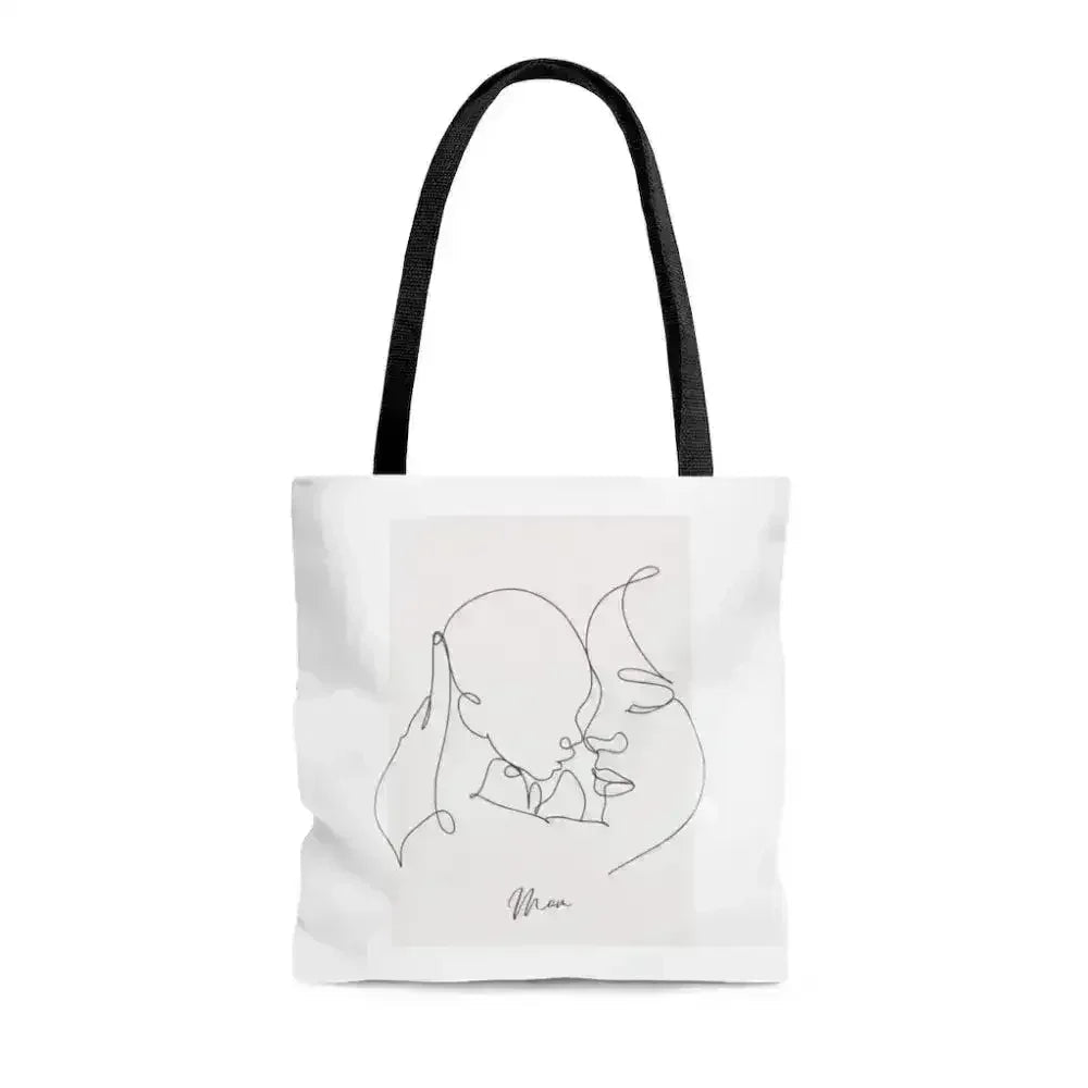 Mom and I Tote Bag - Double - Sided Print Medium Shopper - Che Cose Belle