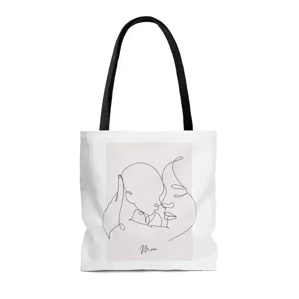 Mom and I Tote Bag - Double - Sided Print Medium Shopper - Che Cose Belle