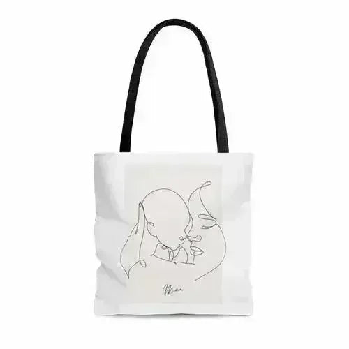 Mom and I Tote Bag - Double - Sided Print Medium Shopper - Che Cose Belle