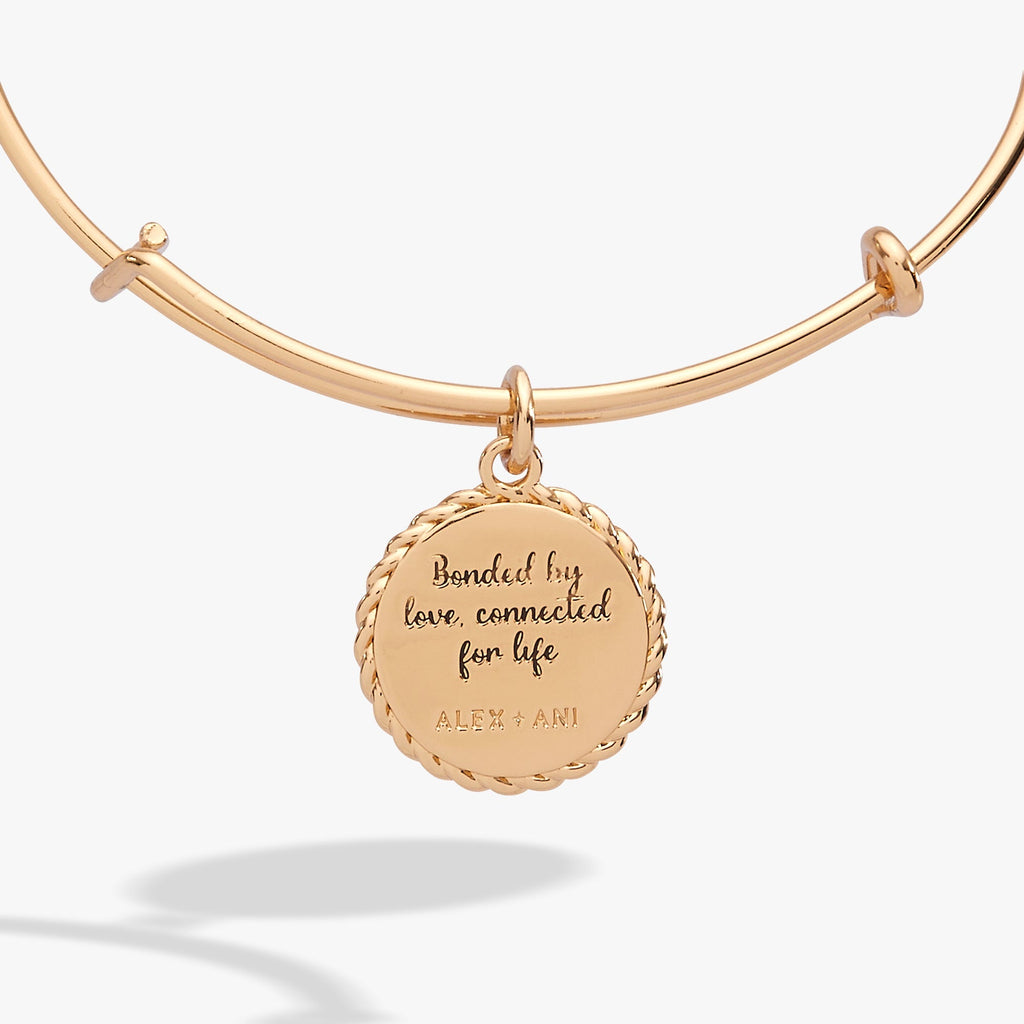 Mom 'Bonded By Love, Connected For Life' Charm Bangle - Che Cose Belle