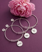Mom 'Bonded By Love, Connected For Life' Charm Bangle - Che Cose Belle