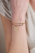 Mom 'Bonded By Love, Connected For Life' Charm Bangle - Che Cose Belle