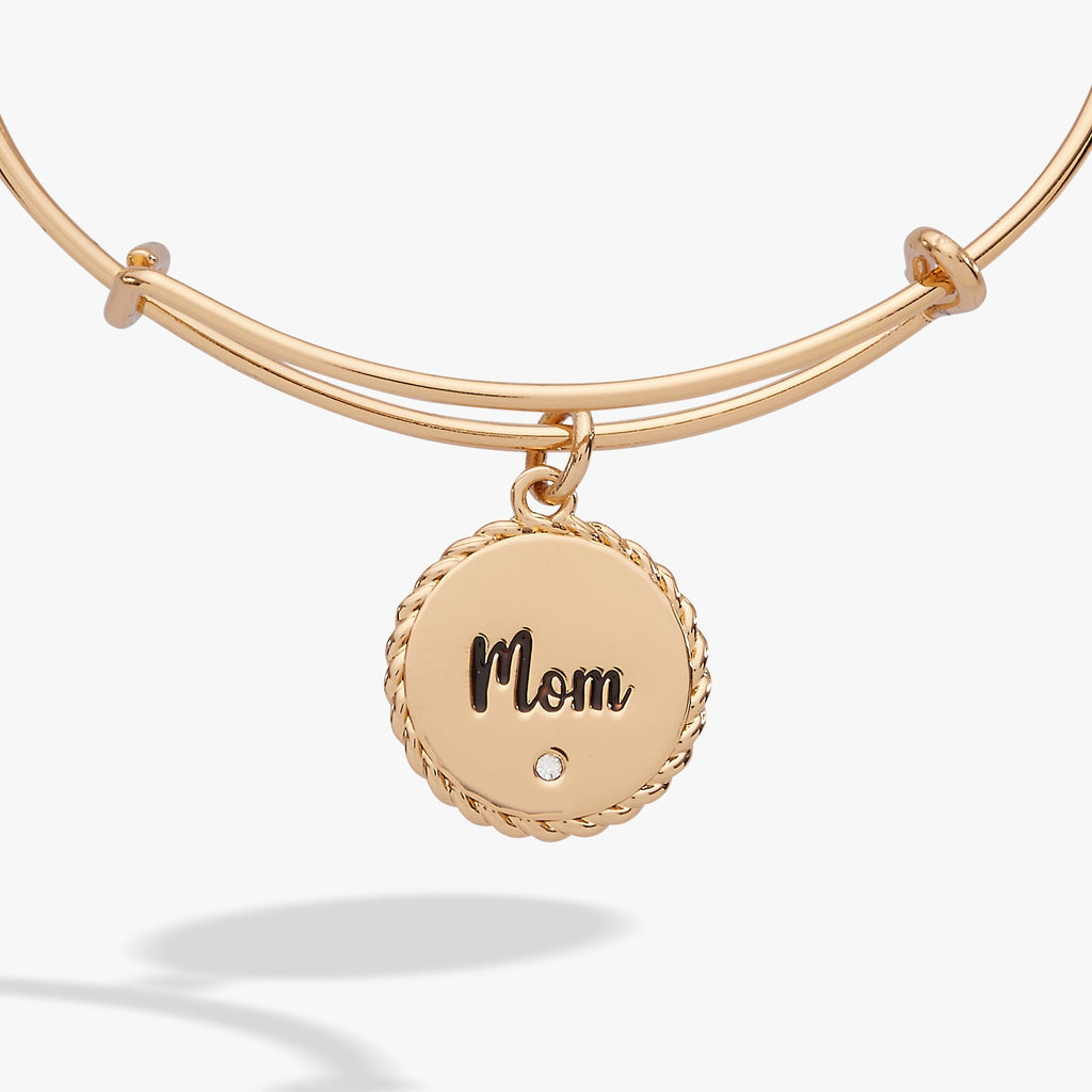 Mom 'Bonded By Love, Connected For Life' Charm Bangle - Che Cose Belle