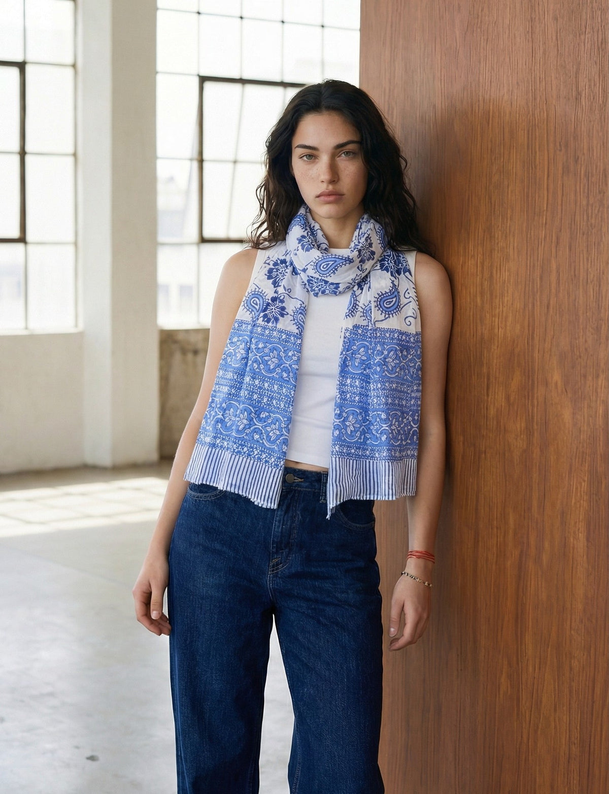 Mom's Favorite Blue Scarf - Che Cose Belle