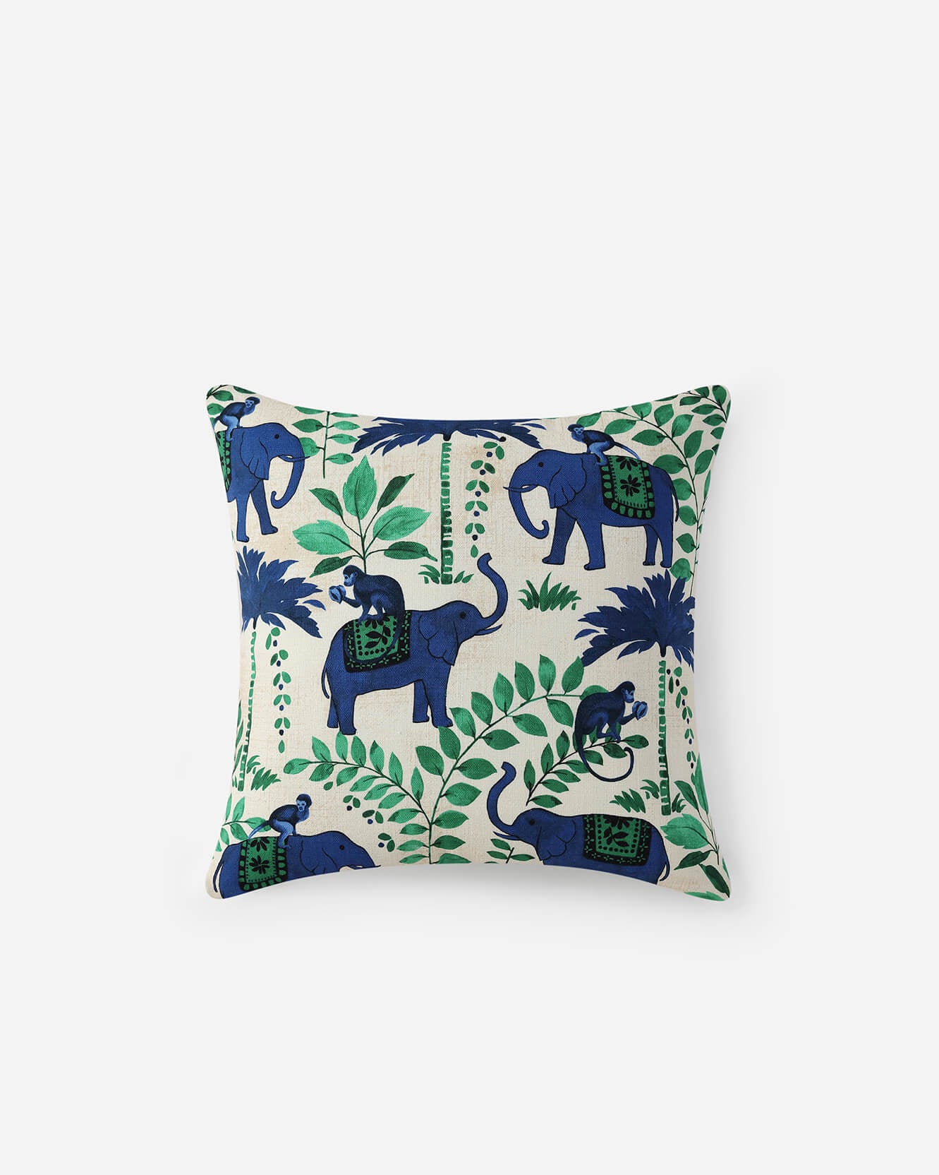 Monkey On Elephant Throw Pillow - Che Cose Belle