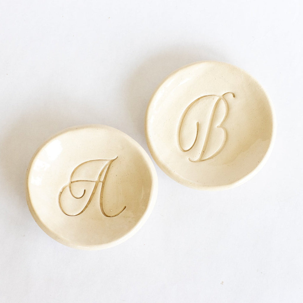 Monogram Ring Dish Without Gold - Che Cose Belle