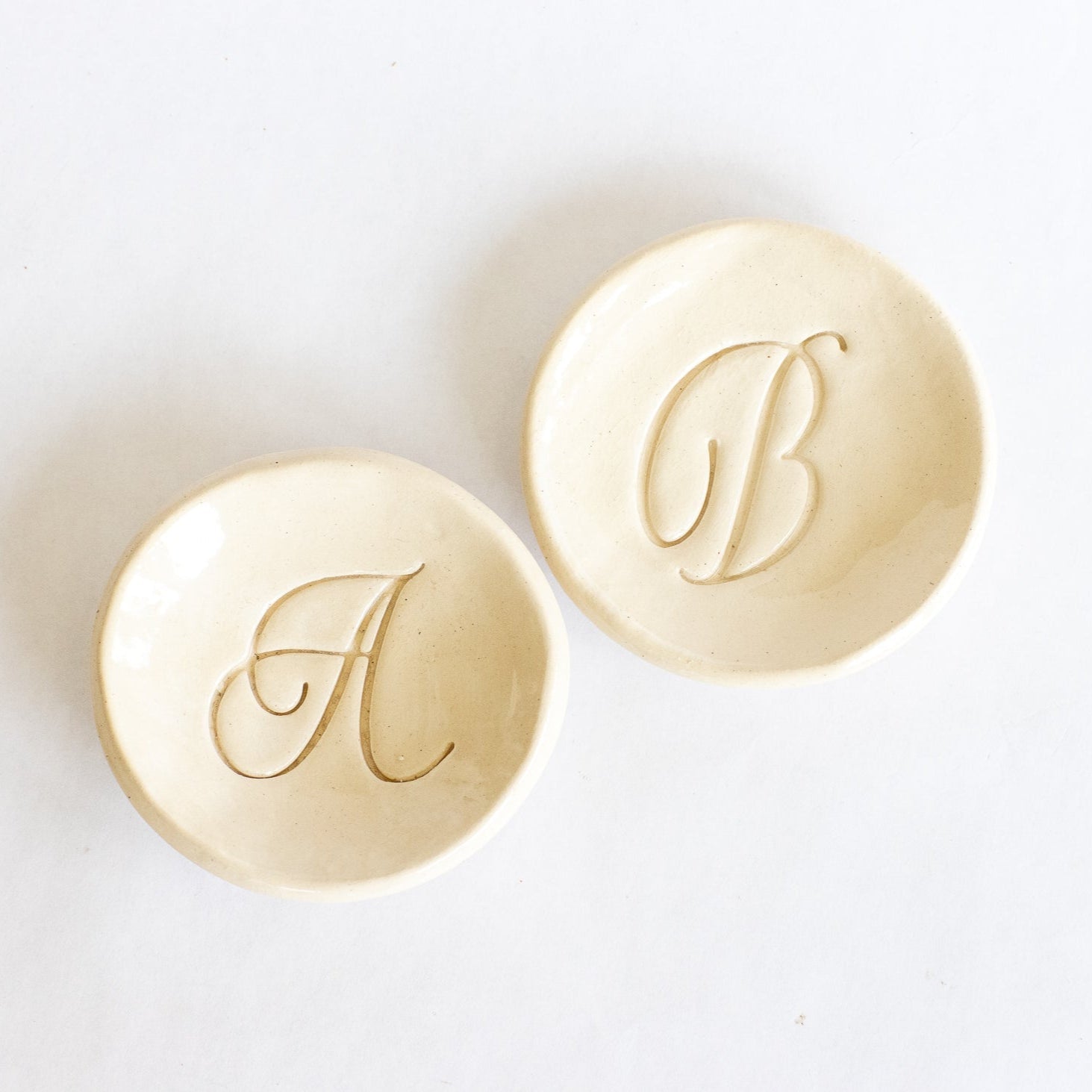 Monogram Ring Dish Without Gold - Che Cose Belle