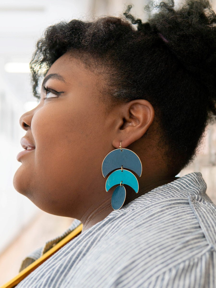 Moon Phase Earrings - Che Cose Belle