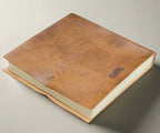 Moon Phases 7x7 Artists Embossed Leather Journal - Che Cose Belle