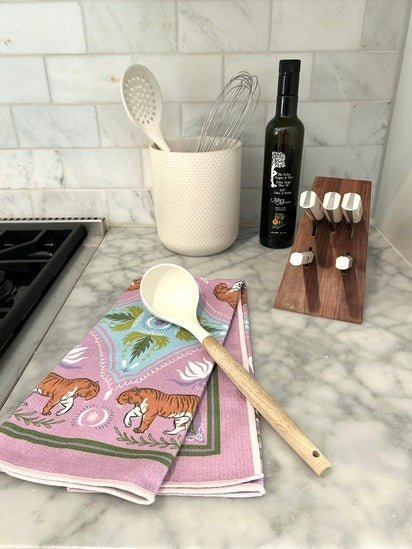 Moon Tiger Double-Sided Tea Towel - Che Cose Belle