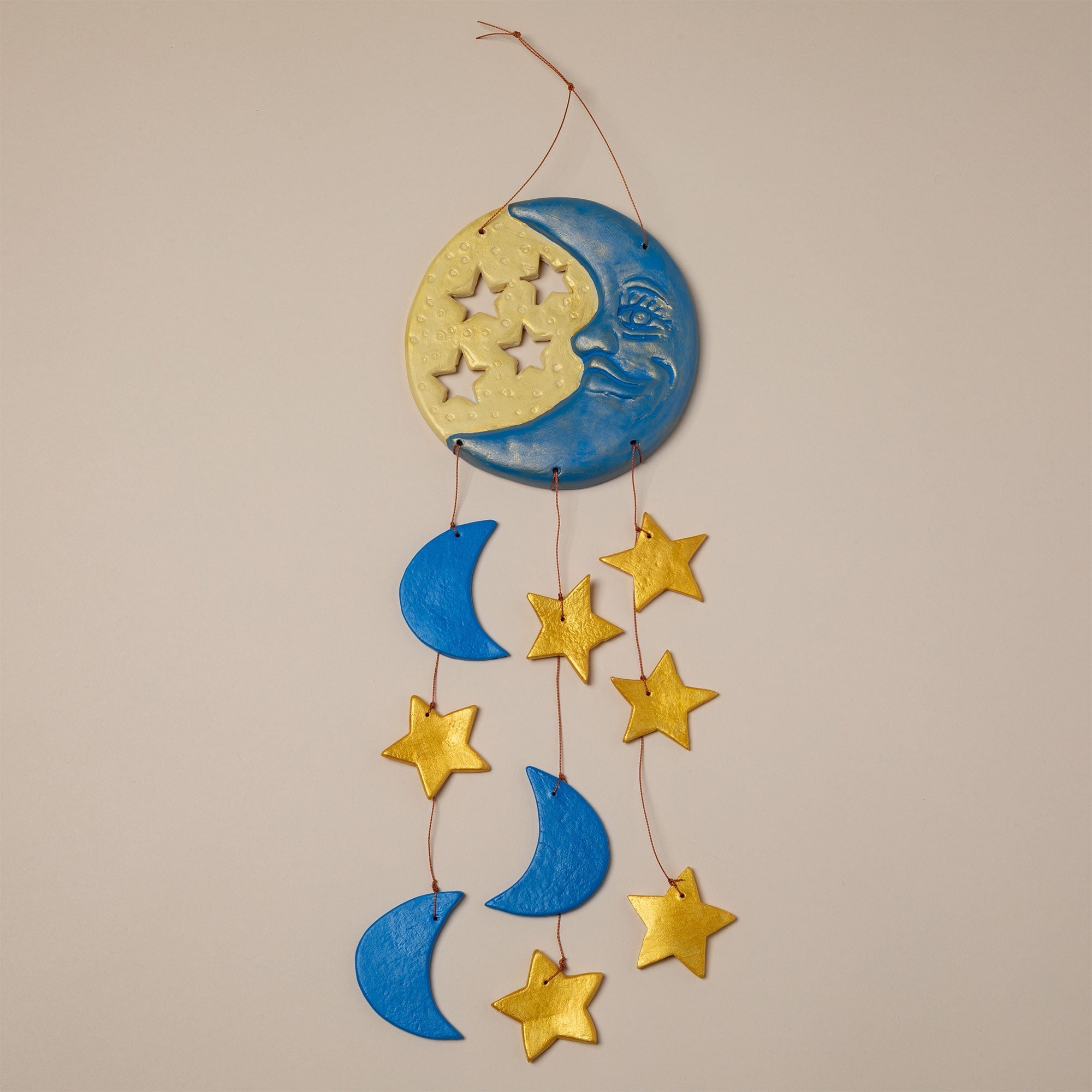 Moonlight & Stars Ceramic Wind Chime - Che Cose Belle
