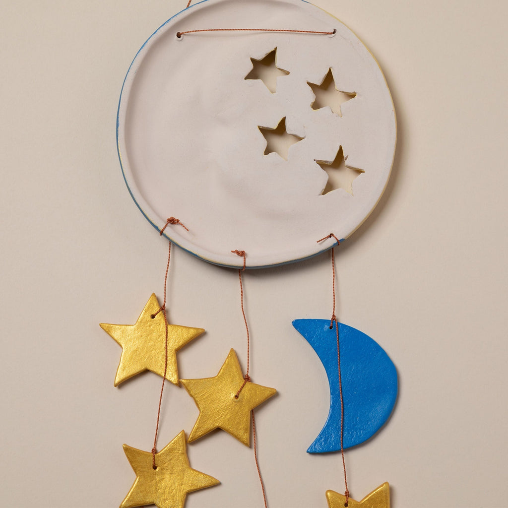 Moonlight & Stars Ceramic Wind Chime - Che Cose Belle