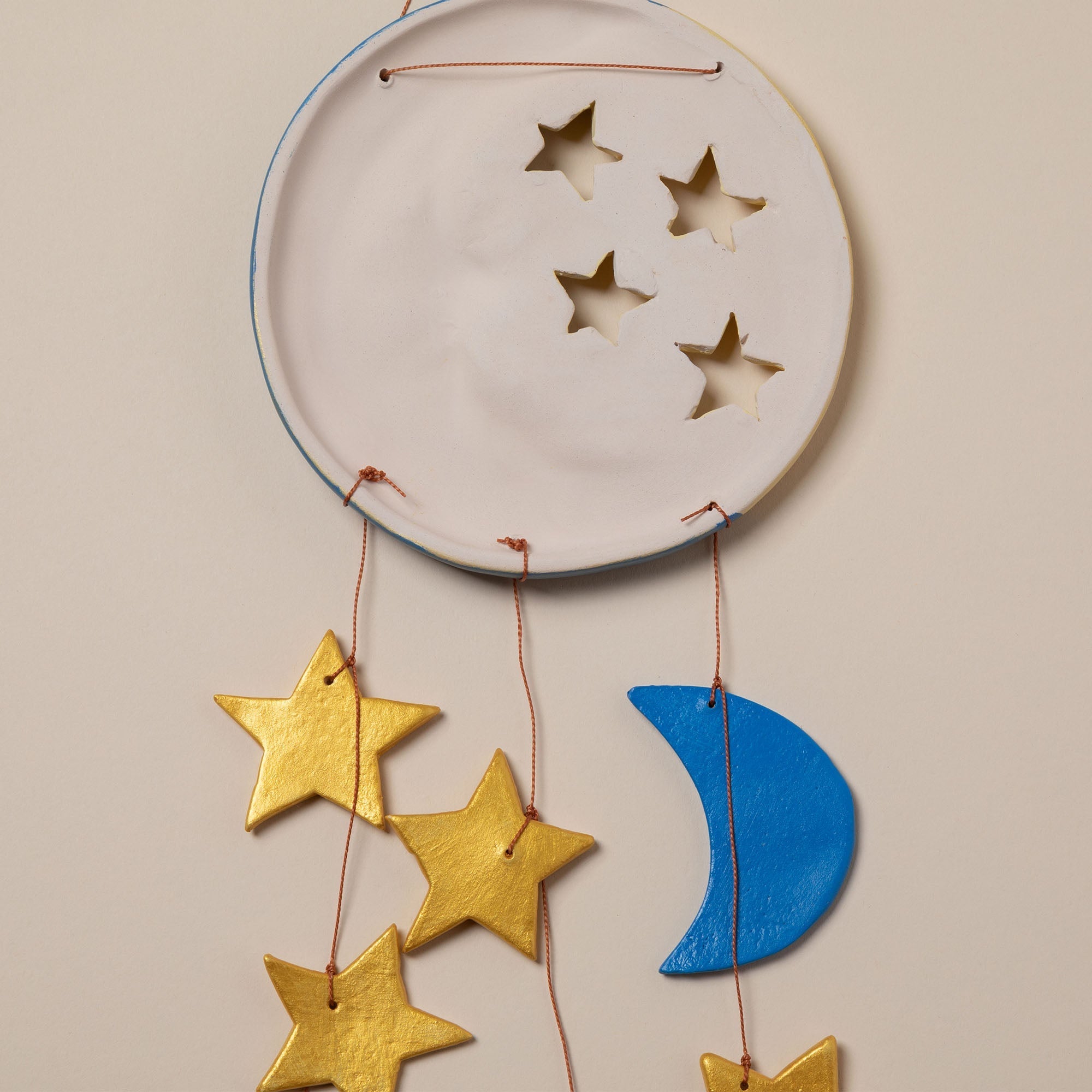 Moonlight & Stars Ceramic Wind Chime - Che Cose Belle