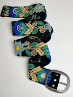 Moonlit Garden Embroidered Belt - Che Cose Belle