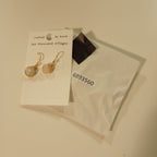 Moonstone Dew Drop Earrings - Che Cose Belle