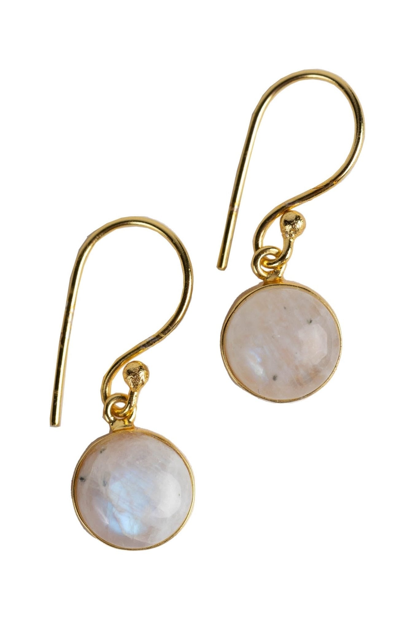 Moonstone Dew Drop Earrings - Che Cose Belle