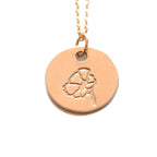 Morning Glory Birth Flower Necklace for September - Che Cose Belle